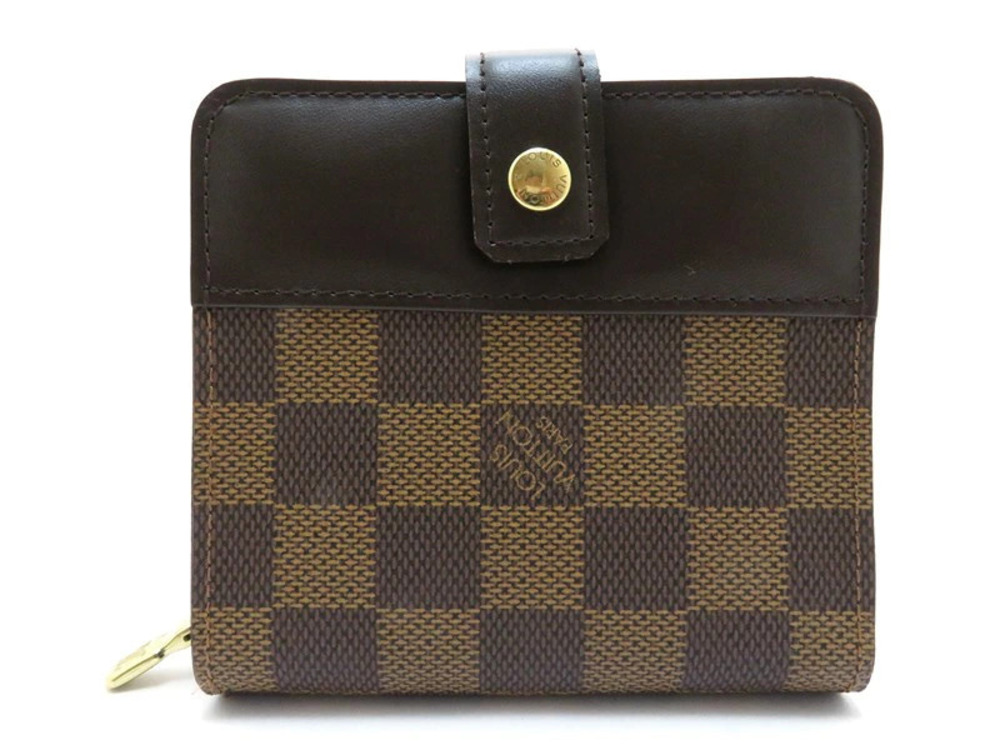 LOUIS VUITTON Compact Zip Bag Damier
